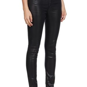 Rag & Bone leather skinny jeans